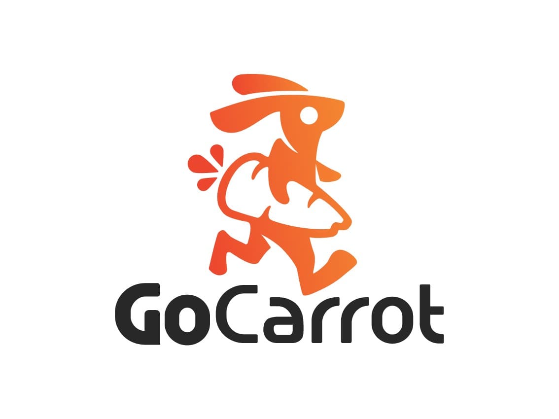 2- طراحی لوگو برای اپلیکیشن GoCarrot توسط یاور لازاروف