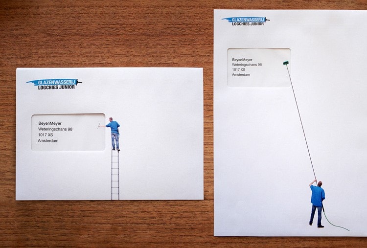 طراحی خلاقانه پاکت نامه  تجاری