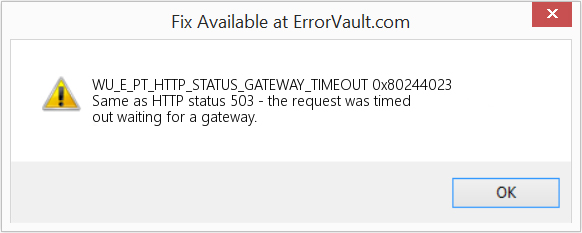 رفع ارور 504 Gateway Timeout Error