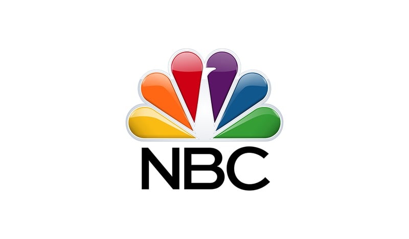 لوگو شبکه ان بی سی و فضای مثبت و منفی