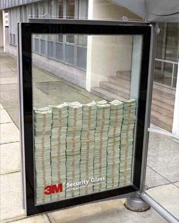 تبلیغ شیشه های امنیتی 3M